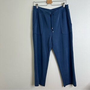 Chico's Zenergy Blue Elastic Drawstring Waist Joggers w/ Pockets Size 1R(8)